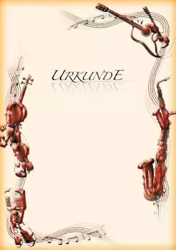 Urkunden Musik & Gesang