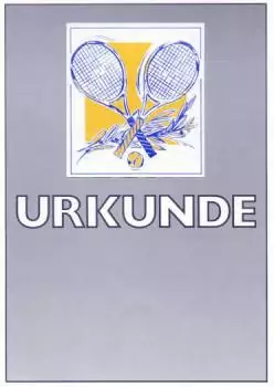 Urkunden Tennis 42-906