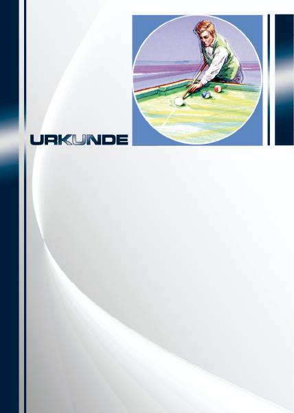 Urkunden Billard