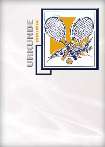 Urkunden Tennis 90-906