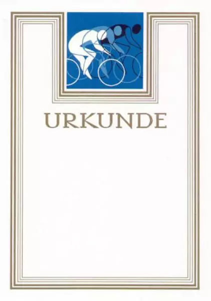 Urkunden Fahrrad 19-427